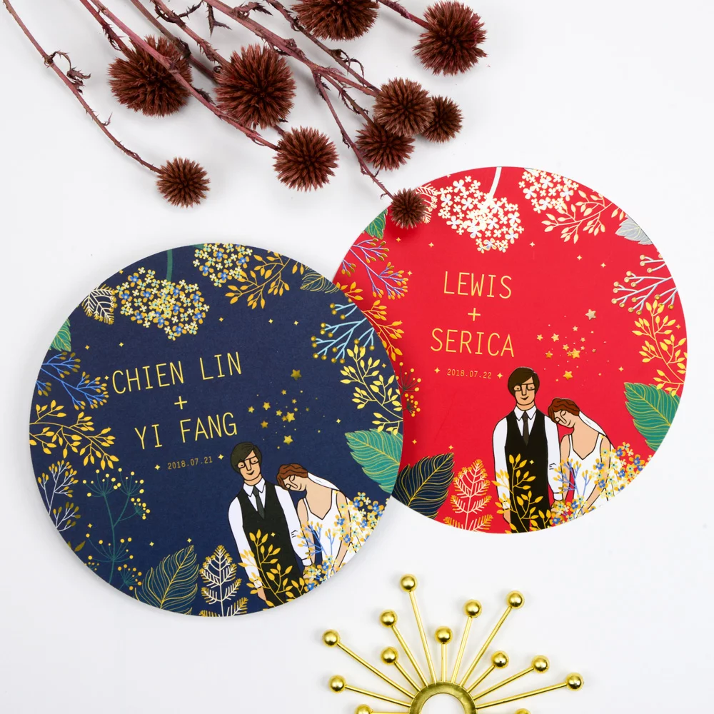 QT101圓形喜帖 QT101圓形喜帖