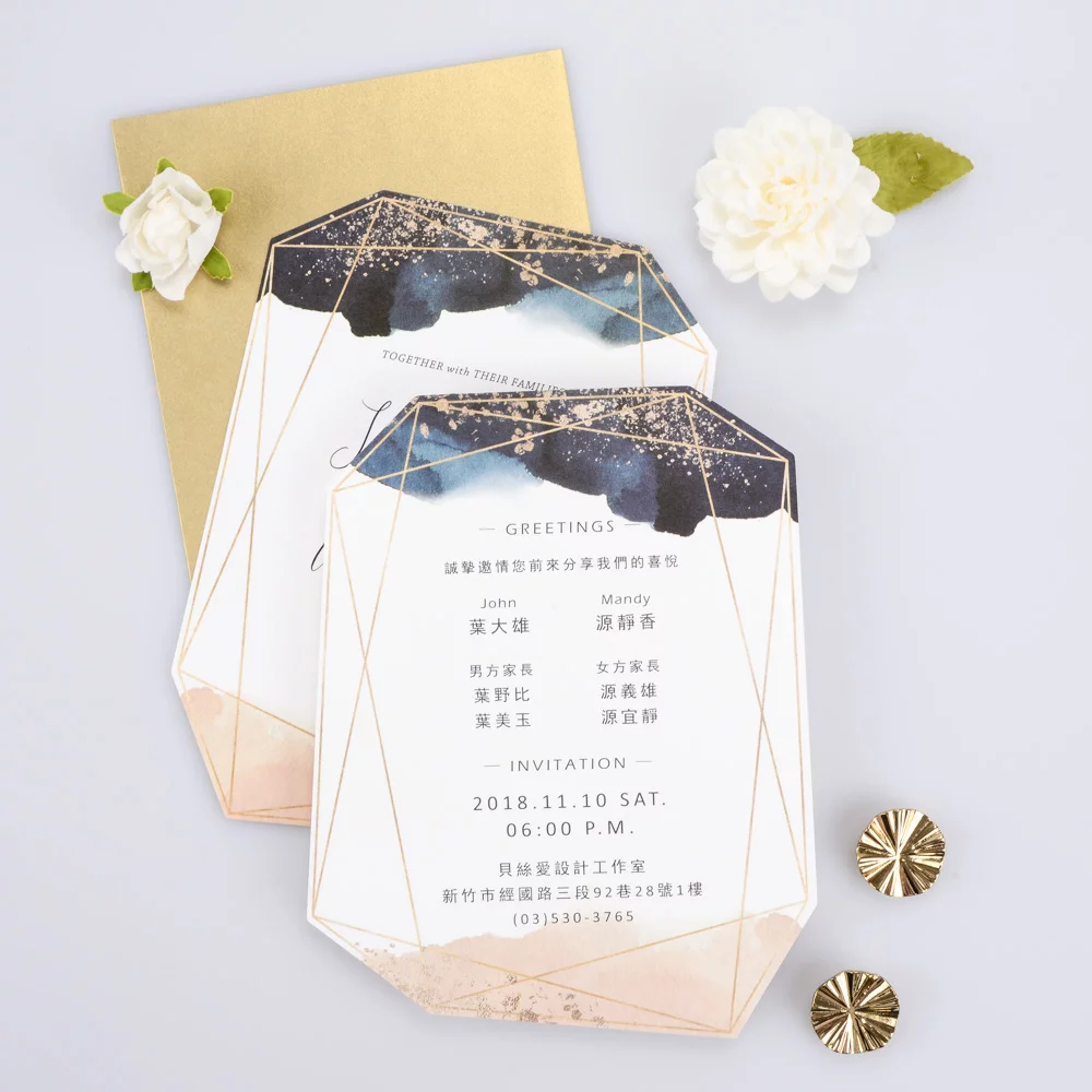 SP401 特殊形狀喜帖