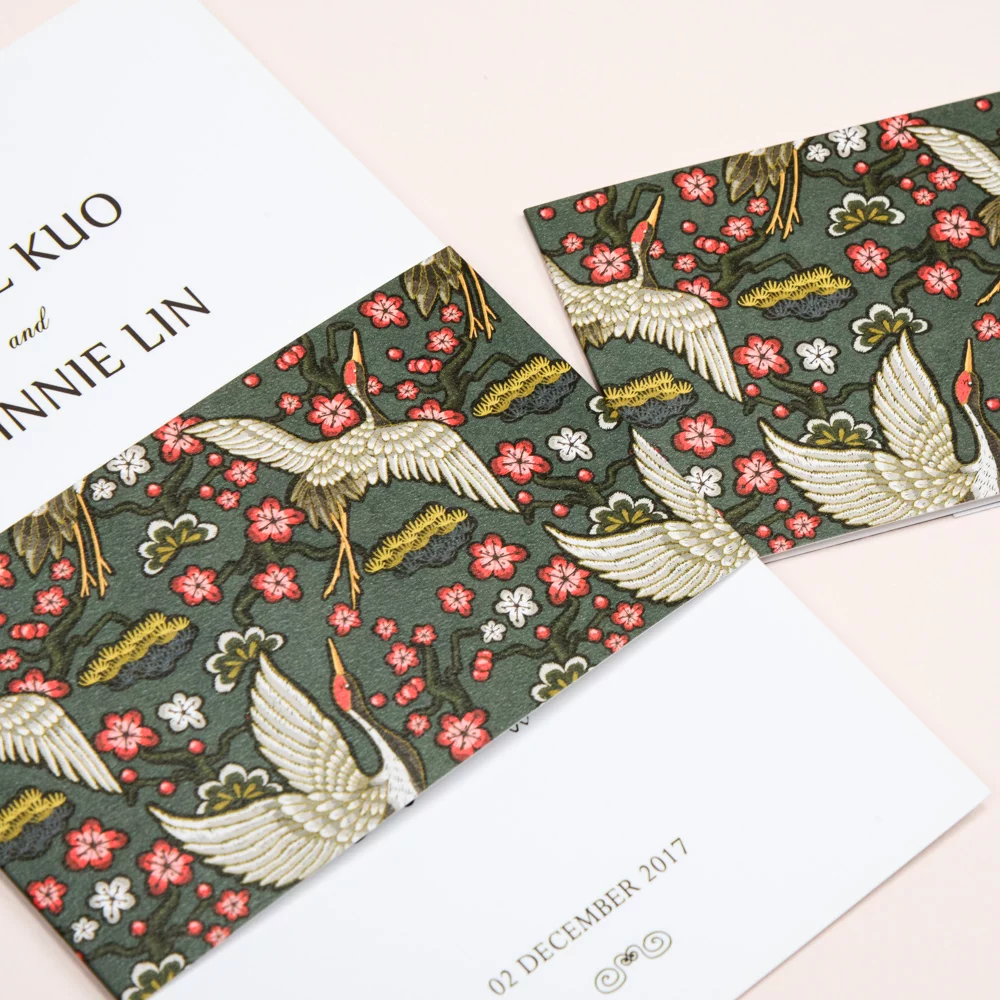 喜帖腰封-AC007 wedding invitation AC007喜鵲 2 20180713