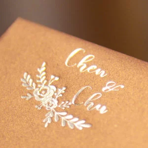 信封、燙金與貼紙 11 Envelope 可可金 燙銀 20180315