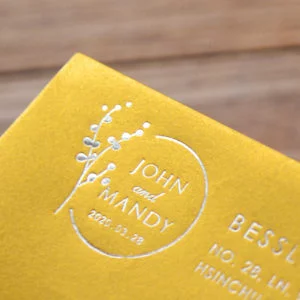 信封、燙金與貼紙 12 Envelope 中式金 燙銀 20200106